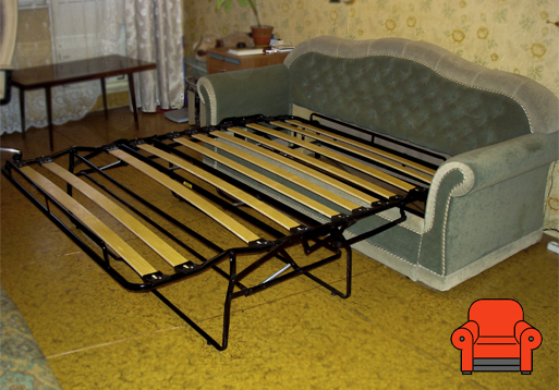 Американская раскладушка 2С латовая
